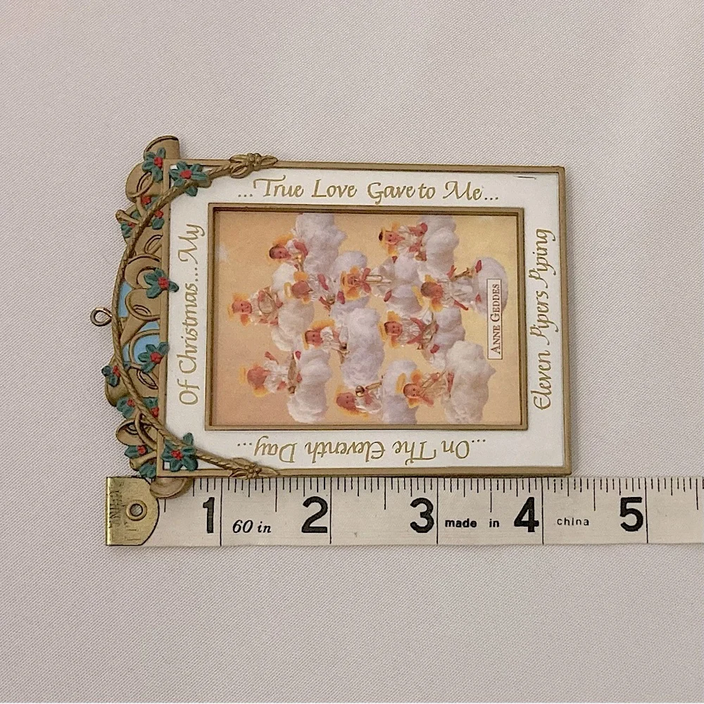 ⭐️ Vintage Anne Geddes On The Eleventh Day Of Christmas Ornament